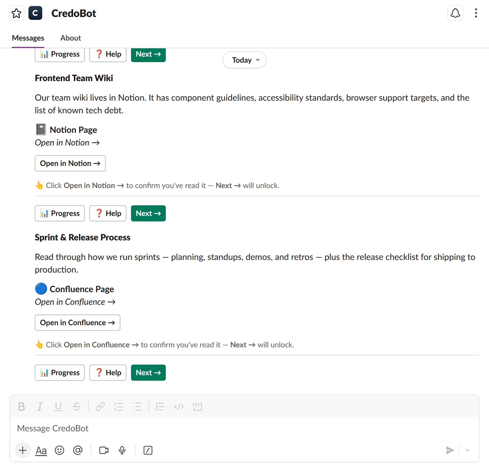 Notion page Notion page